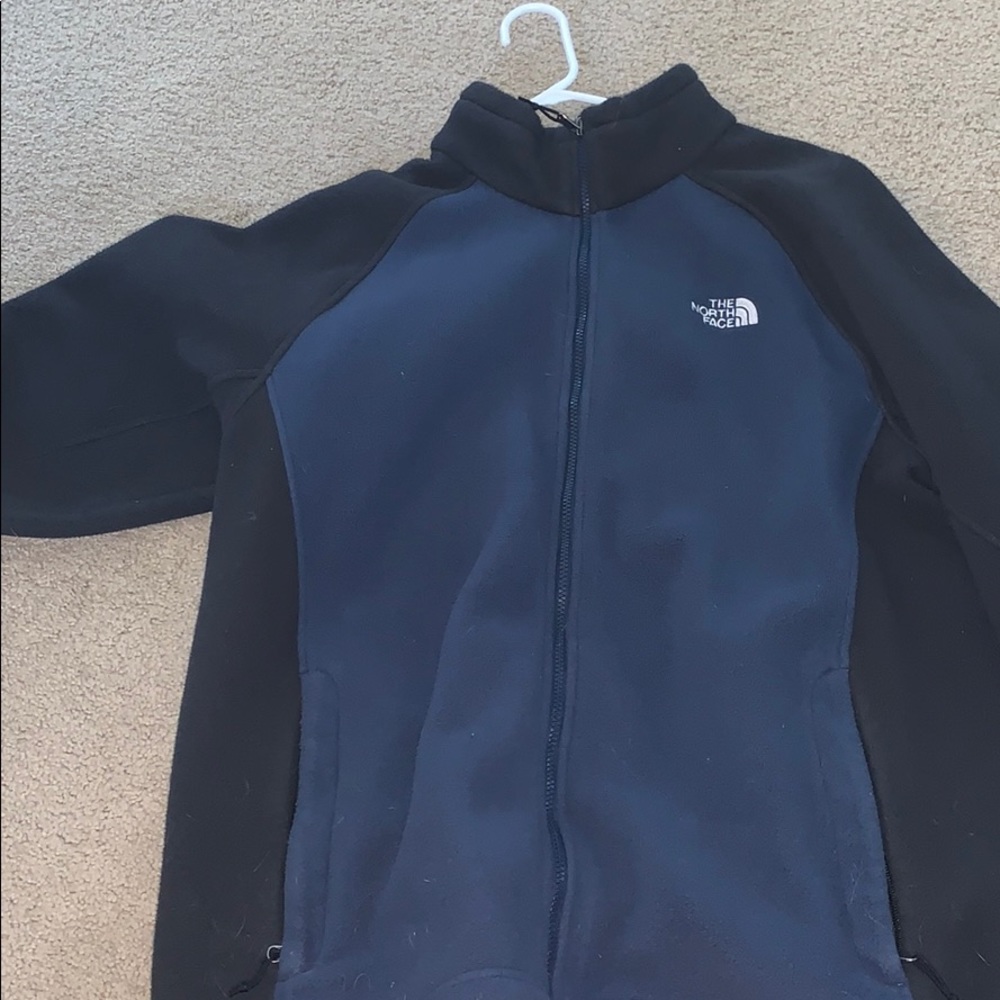 Mens north face fleece coat